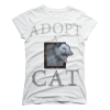 adopt a cat possum shirt